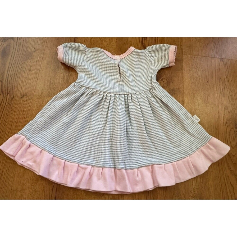 Paty Pima Cotton Ruffle‎ Dress, Made In USA, Baby Girl 3m, Dress Only - Picture 7 of 10